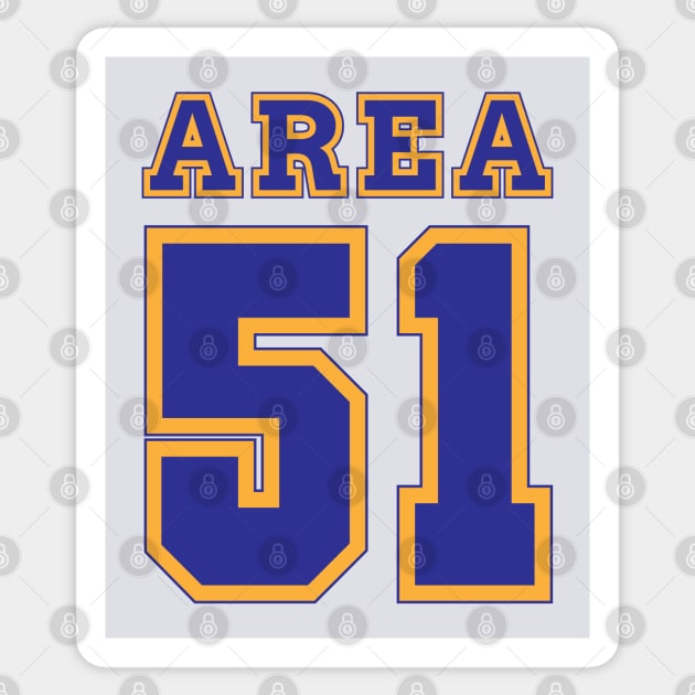 Team Area 51 Sticker by CuriousCurios